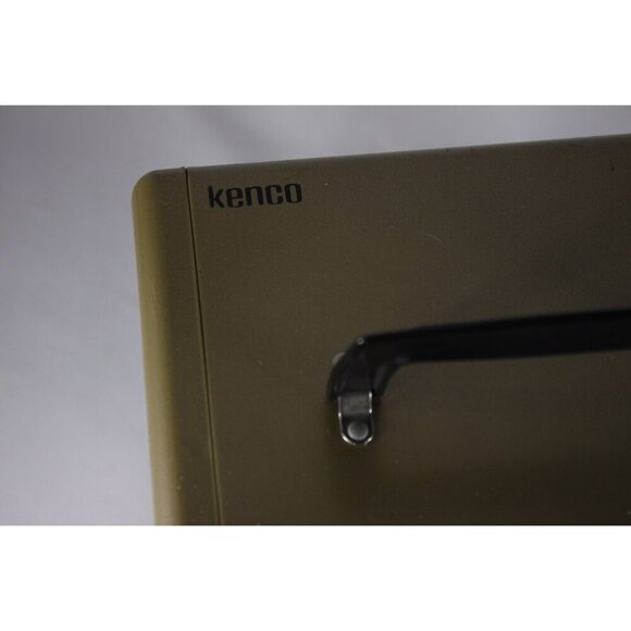 Vintage metal Kenco 8mm movie reel chest in harvest gold, metal film reel - Picture 5 of 10